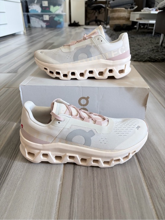 On Running Shoes - Women's On Cloudmonster Running Shoes - Moon Fawn 6197785-050